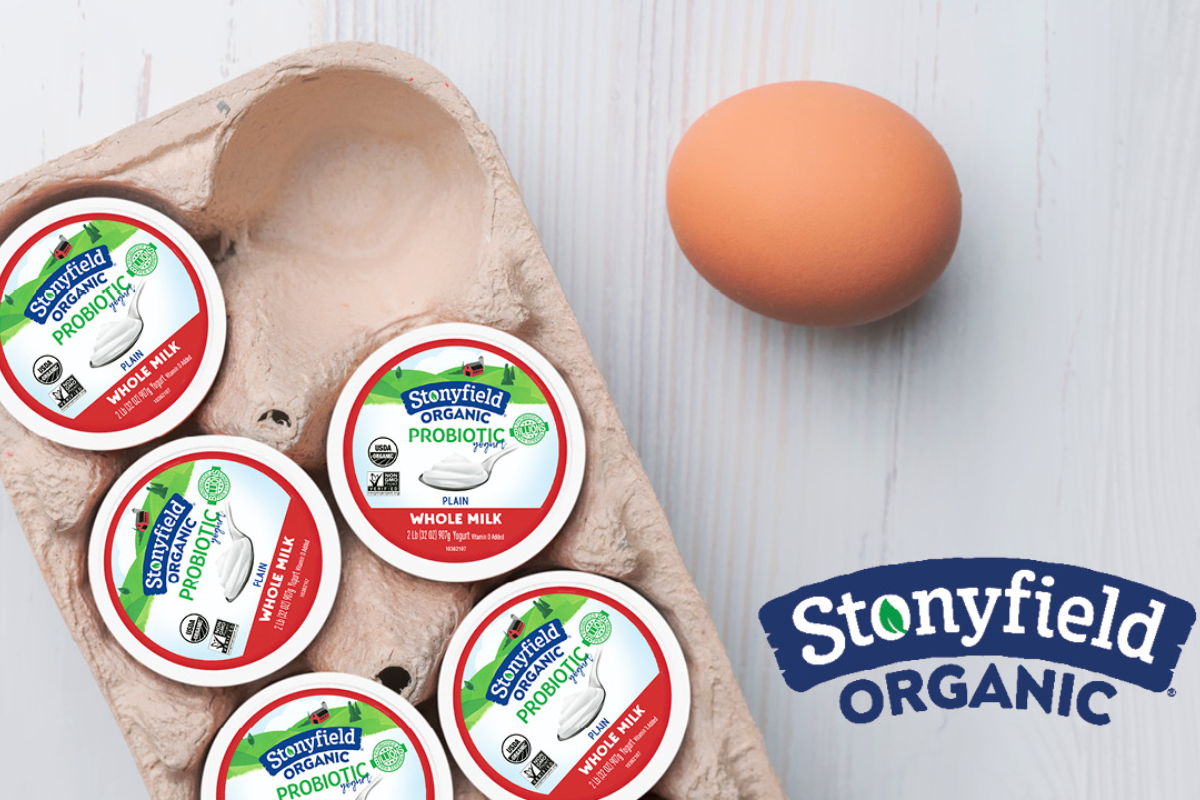 Swap out eggs for Stonyfield Yogurt